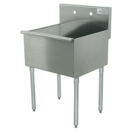Advance Tabco 18 One Compartment Corner Sink Model 4-1-18