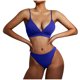 thumbnail image 1 of Bikini para mujer Split Color sólido Bikini para mujer Cómodo traje de baño elegante OAVQHLG3B Store lin121212, 1 of 4