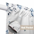 thumbnail image 4 of Blue Starfish Coastal Swag Valances for Windows, Kitchen Window Curtains Over Sink, Eucalyptus Summer Nautical Shell Ocean Window Treatment Curtains for Living Room/Bedroom 2 Panel Sets 36"x45", 4 of 8