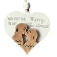 thumbnail image 3 of Letrero de amor de madera rústica, adorno para parejas, letrero decorativo de madera en forma de corazón para novio, novia, esposa, mesa de cocina , Estilo B, 3 of 8