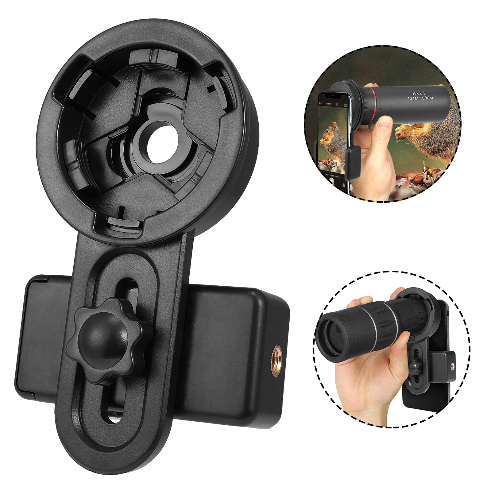KKSQ Universal Cell Phone Photography Adapter Mount,Binoculars