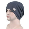 thumbnail image 4 of Tittly Winter Hats Beanie Woman Winter Warm Knitting Hats Plain Beanie Cuff Toboggan Knit Cap Skull Caps Hats for Women Grey One Size, 4 of 5