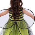 thumbnail image 6 of Pandaie 4-10Y Girls Kids Cute Tulle Dress Set with Headband and Wings Festival Cartoon Dress Up Outfit Yellow,9-10Years, 6 of 7