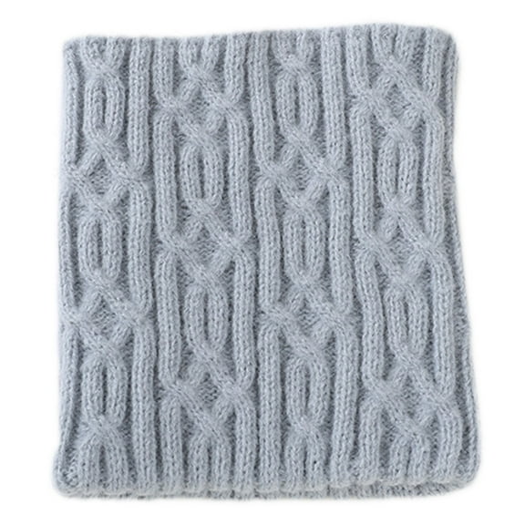 Chunky Cable Knitted Collar Scarf for Female Ladie Women XMAS New Year Present