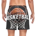 thumbnail image 4 of joogoo Men's Cool Basketball Swim Trunks with Liner Pocket Beach Shorts XX-Large, 4 of 9