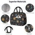 thumbnail image 4 of Lunch Bag Lunch Box for Women Reusable Insulated Lunch Bags,Water-Resistant Sun and Moon Pattern Cooler Lunch Tote Bag, Large Capacity for Work Travel Picnic, 4 of 6
