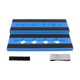 thumbnail image 1 of Pedalera de efectos de guitarra Pedalboard Diseño ligero de pasos Placa de efectos simple Azul, 1 of 9