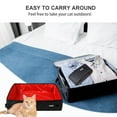 thumbnail image 2 of Travel Cat-Litter Box Collapsible Portable Litter Carry Box Lightweight Waterproof Universal for Small Medium-Cats|3 Optional, 2 of 8