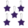 thumbnail image 2 of Agiferg 5PCS Reflective Pendant Outdoor Safety Reflective Pendant Star Shape Safety Reflective Suitable For Backpack Riding Walking Running, 2 of 2