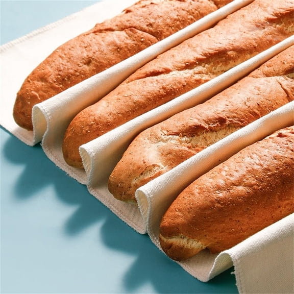 5 Pack Linen Bread Towels for Dough Rising and Fermentation, Unbleached Cotton, 75x45cm