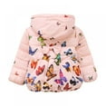 thumbnail image 6 of Baby Girls Winter Autumn Warm Butterfly Little Kids Toddler Thickened Jacket Coat 12 Size/3 Years-4 Years, 6 of 6