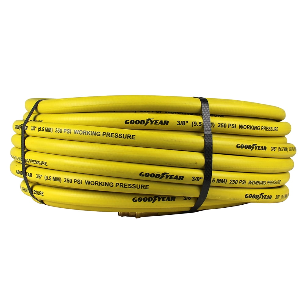 Goodyear Rubber Air Hose 100' ft. x 3/8" in. 250 PSI Air Compressor Hose 12752