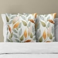 thumbnail image 3 of Fall Eucalyptus Leaf Pillow Covers 20x20 Inch Autumn Sage Leaf Watercolor Pillow Cases, Blue Gray Leaves Modern Throw Pillows Cover Decor Gifts for Bed Couch Sofa Living Room, Set of 2, 3 of 6