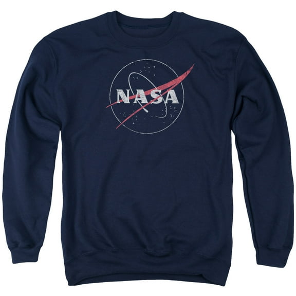 Nasa - Distressed Logo - Crewneck Sweatshirt - Medium