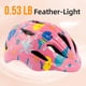 thumbnail image 4 of Casco de bicicleta FunFitx para niños, ajustable, multideportivo, rosa, 4 of 8