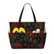 thumbnail image 1 of Fotbe Roses Bolsa de Viaje para Playa - Resistente al Agua, Bolsa Tote de Gran Capacidad y Ligera con 7 Bolsillos para Mujeres y Hombres, 1 of 7