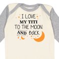 thumbnail image 4 of Inktastic I Love My Titi to the Moon and Back Boys or Girls Long Sleeve Baby Bodysuit, 4 of 5