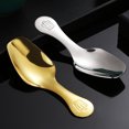thumbnail image 4 of Visland Coffee Spoon Crown Pattern Mirror Polished Stainless Steel Portable Tea Ice-cream Spatula Dining Room Accessories for Daily Life, 4 of 8