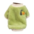 thumbnail image 2 of FeiFu Winter Pet Hoodie with Ears Fleece Lined Warm Dog Sweatshirt Soft Comfortable Cold Weather Clothes for Puppy Kitten Outdoor Walking, 2 of 6