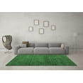 thumbnail image 3 of Ahgly Company Indoor Square Abstract Emerald Green Modern Area Rugs, 7' Square, 3 of 4