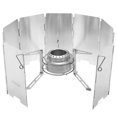 thumbnail image 1 of Mini Aluminum Alloy Alcoho with Lid Stainless Steel Stand Rack Windscreen Wind Shield Outdoor Camping Hiking Backpacking Cooking, 1 of 7
