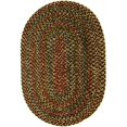 thumbnail image 1 of Rhody Rug Katie Braided Indoor-Outdoor Oval Rug, Brown, 4' x 6', Reversible, 1 of 1