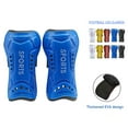 thumbnail image 2 of Soccer Shin Guards, Adult and Youth Soccer Shin Pads, Thickened Double Layer Padded Construction, Breathable Protective Gear for Lower Legs, for Soccer Training and Matches, Blue, 2 of 7