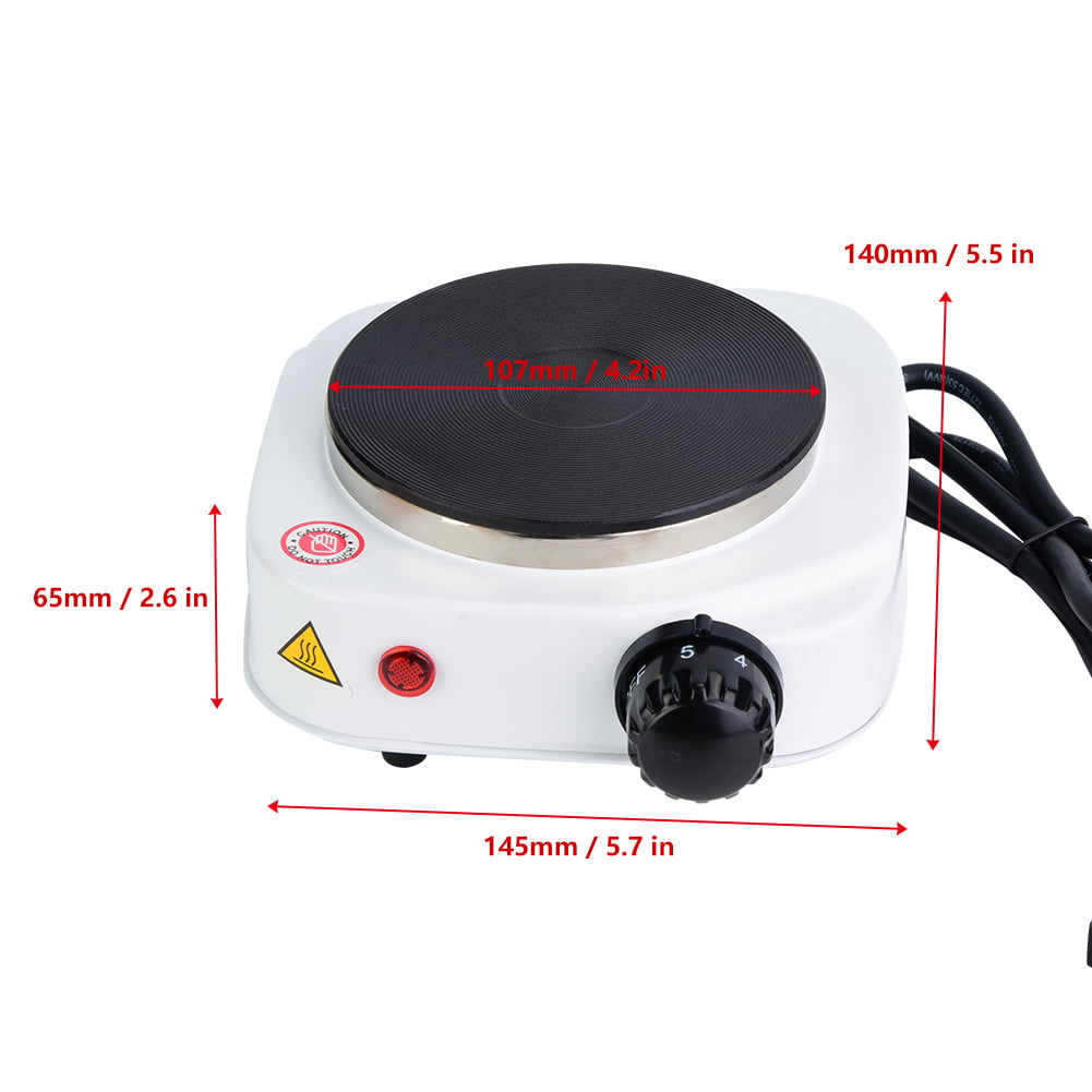 Cooking Heater Stove Portable Steel Electric Hot Plate 500W 110V US Plug Electric  Mini Stove Hot