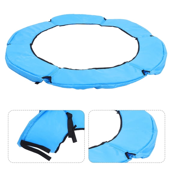 WRITWAA Round Trampoline Safety Pad with Oxford Cloth Spring Cover, 1-Piece Protective Accessory for Trampoline Safety
