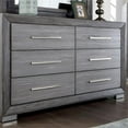 thumbnail image 5 of Furniture of America Iden Transitional Wood 6-Drawer Dresser in Gray, 5 of 7