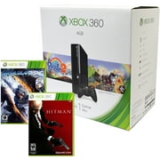 Refurbished Microsoft L9V-0039 Xbox 360 4GB Console Peggle 2 Bundle - Black