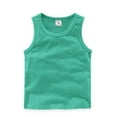 thumbnail image 2 of WOLLED 9M-10Y Toddler Baby Girls Boys Sleeveless T-Shirt Kids Infant Tank Tops Undershirts Solid Color Crew Neck Casual Sport Workout Vest, 2 of 10