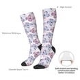 thumbnail image 4 of Pofeuu Butterflies in Pastel Print Stockings, Adult Running Hiking Socks for Youth and Adult, 4 of 6