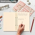 thumbnail image 4 of FORMRS 1-Subject Spiral Notebook 8" x 5" College Ruled 60 Refillable Sheet A5 Hard Cover, 2 Pack, Light Green Christmas Houses, 4 of 7