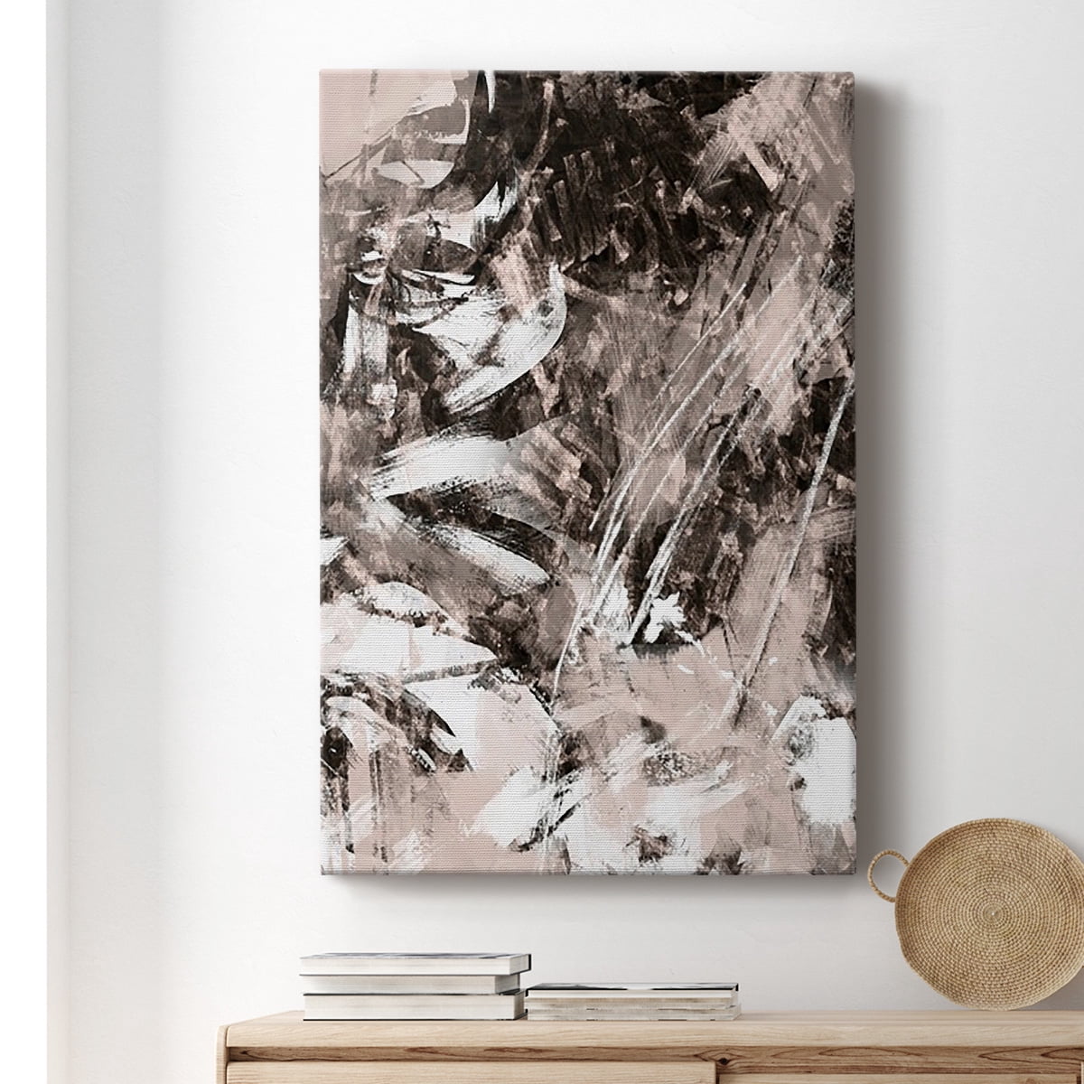 Blush Blackboard II Premium Gallery Wrapped Canvas - Ready to Hang