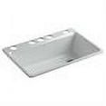 thumbnail image 2 of Kohler  33 x 22 x 9.63 in. Riverby Undermount Single-Bowl Workstation Kitchen Sink, Grey, 2 of 2