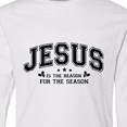 thumbnail image 4 of Inktastic Jesus is the Reason for the Season Long Sleeve Youth T-Shirt, 4 of 5