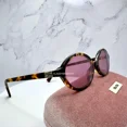thumbnail image 3 of New MIU MIU Brown Tortoise Authentic Oval Gold Logo Authentic MU04ZS VAU50D, 3 of 6