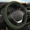 thumbnail image 5 of Kdxio Hawaiian Tribal Mask Print Elastic Stretch Steering Wheel Cover,Auto Steering Wheel Cover,15 Inch Anti-Slip,Warm in Winter and Cool in Summer,Fit Suvs,Vans Cars,Trucks, 5 of 7