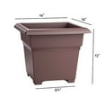 Novelty Mfg Co PCountryside Tub Planter Brown 14 Inch