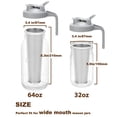 thumbnail image 2 of Filtro de café Cold Brew Glyntrof para tarro de boca ancha de 950 ml, 2 of 6