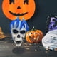 thumbnail image 5 of Resina Cráneo Escultura Artesanía Estatuil de Escritorio Hogar Hotel Estante de Exhibición Accesorios de Halloween Estatuas Decoraciones para Sa Baoblaze  Estatua de resina de calavera, 5 of 7