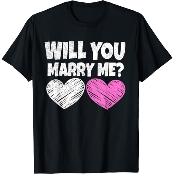Will You Marry Me Marriage Proposal T-Shirt