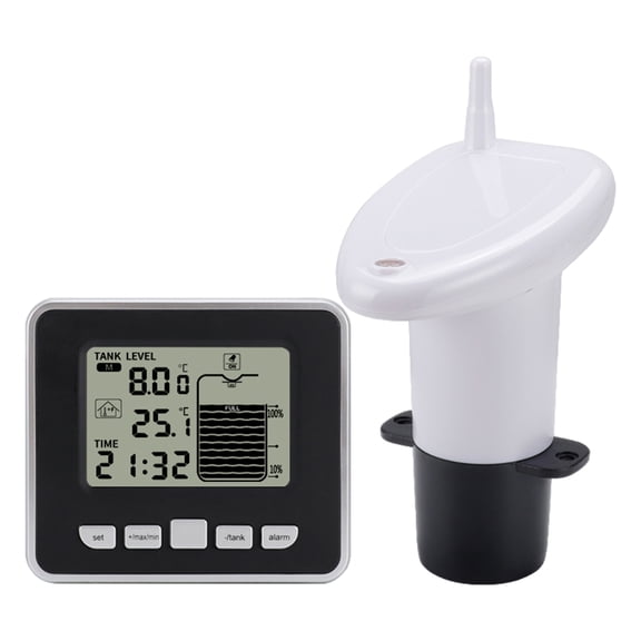 Ultrasonic Level Meter Accurate Liquid Measurement Device Precisions Ultrasonic Liquid Level Sensoring for Tanks & Container