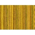thumbnail image 1 of Ahgly Company Machine Washable Indoor Rectangle Oriental Yellow Modern Area Rugs, 2' x 4', 1 of 4