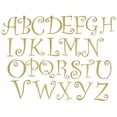 thumbnail image 1 of 1 Set, 10 Inch X 1/8 Inch "A - Z" Wood Letters In The Curlz Font For Art & Craft Project, Made in USA, 1 of 1
