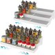 thumbnail image 1 of Paquete de 2 estantes para especias de 3 niveles, extensibles y antideslizantes, organizadores para botiquines, despensas, condimentos y alimentos enlatados., 1 of 5