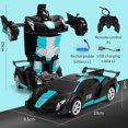 thumbnail image 2 of Rc Car Robot Control Remoto Robot Juguetes Deformación Coches Robot Detección De Gestos Un Botón Transformar 360 ° Rotación Drifting El Mejor Regalo Para Niños Niñas Eigraketly EL018082-09, 2 of 5