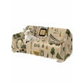 thumbnail image 2 of Cartoon Tractor Couch Cover for 2 Cushion Sofa, Cute Digger Shovel Truck Car Khaki Washable Loveseat Sofa Covers Slipcover for Sectional Sofas L-Shaped, Couch Throw Cover 71"x118", 2 of 9