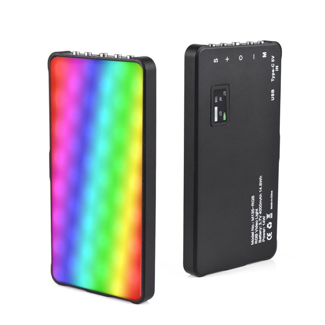 Photography Lamp,Dimmable 17 Scene Battery With Cold Buzhi Pocket Fill Cold Adapter Live Pocket Fill Fill Scene Modes Built-in Panel Pocket Led Modes Built-in Battery With Cold Adapter 17 Scene Modes